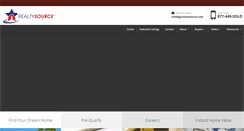 Desktop Screenshot of gorealtysource.com